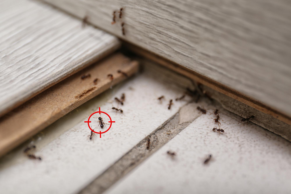 localiser un nid de fourmis dans votre maison facilement
